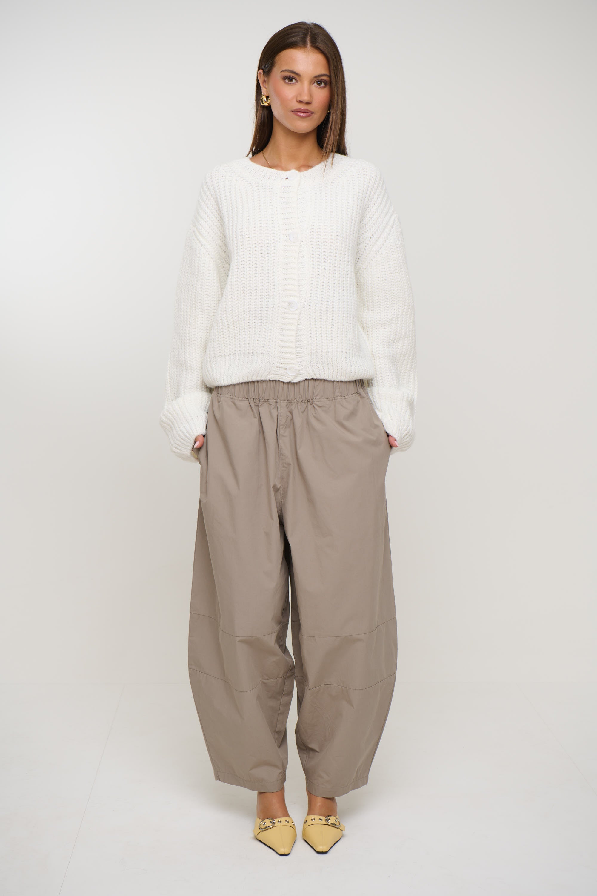 Bryn Cardigan White
