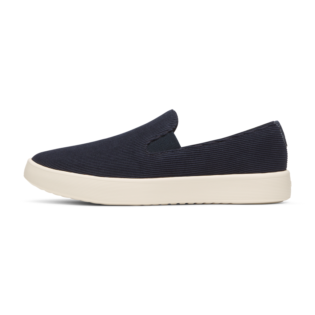 Men's Cruiser Slip On Corduroy - Dark Navy (Stony Cream Sole)