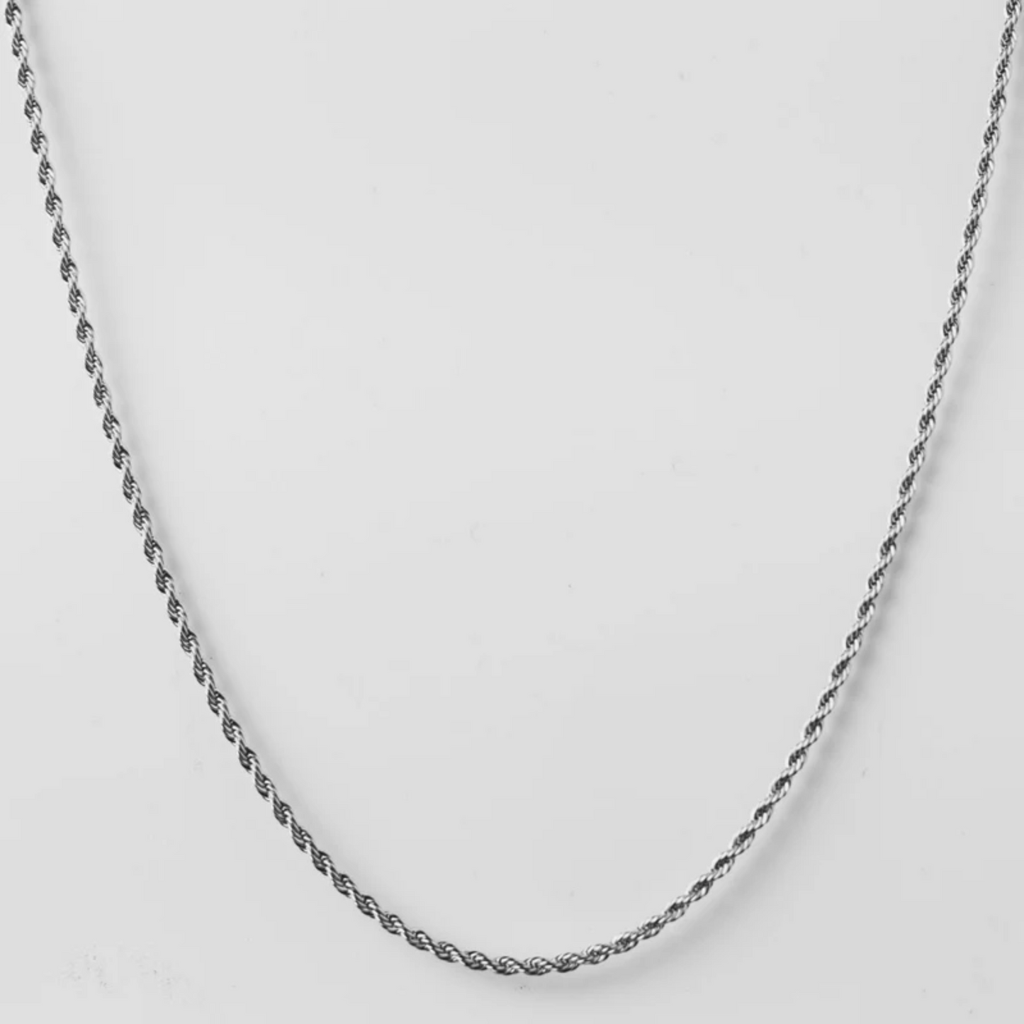 ROPE 3MM SILVER CHAIN