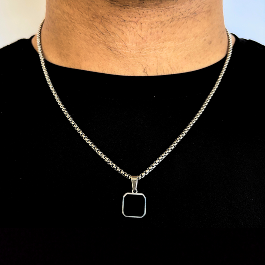 black onyx pendant necklace